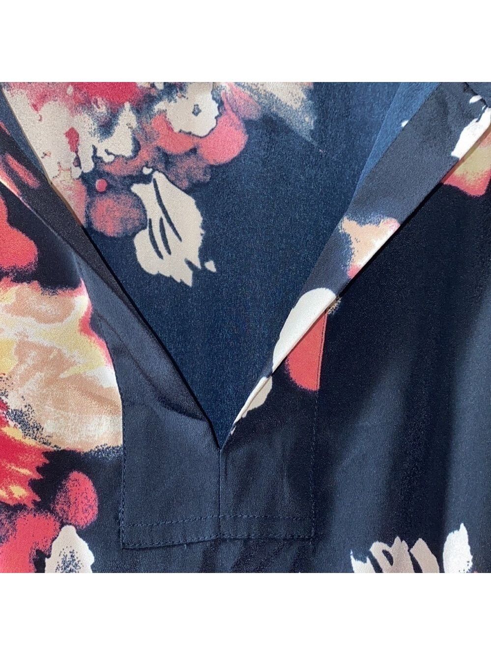 Ann Taylor Split-Neck Floral Sleeveless Maxi Dress - Picture 6 of 12